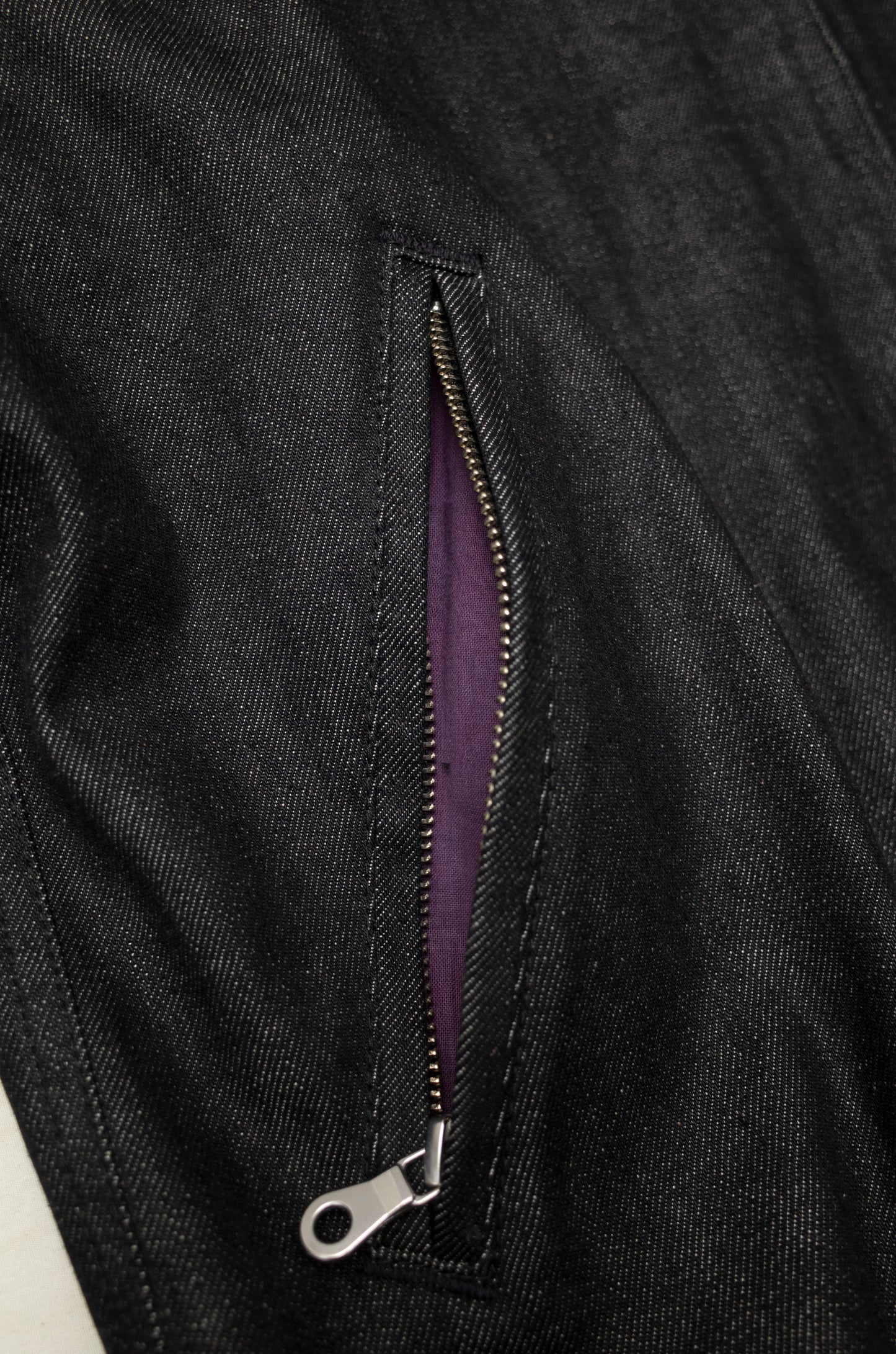 BENNO JACKET IN BLACK DENIM