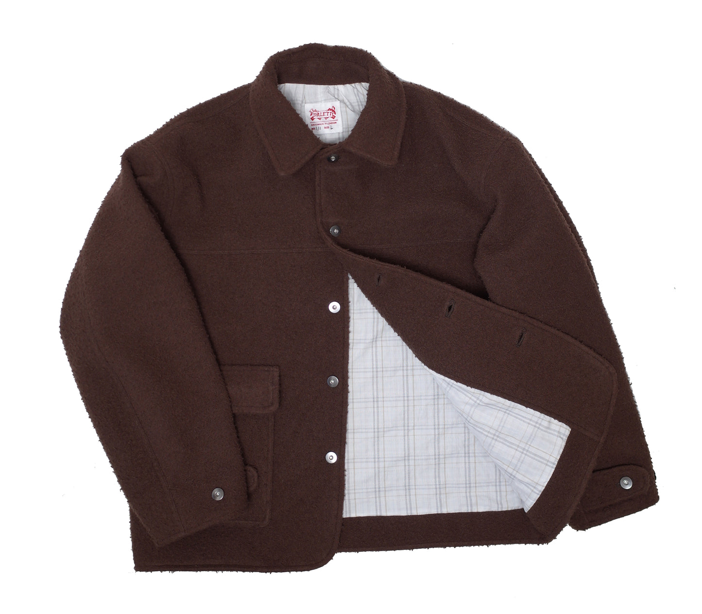 WORKER JACKET IN BROWN