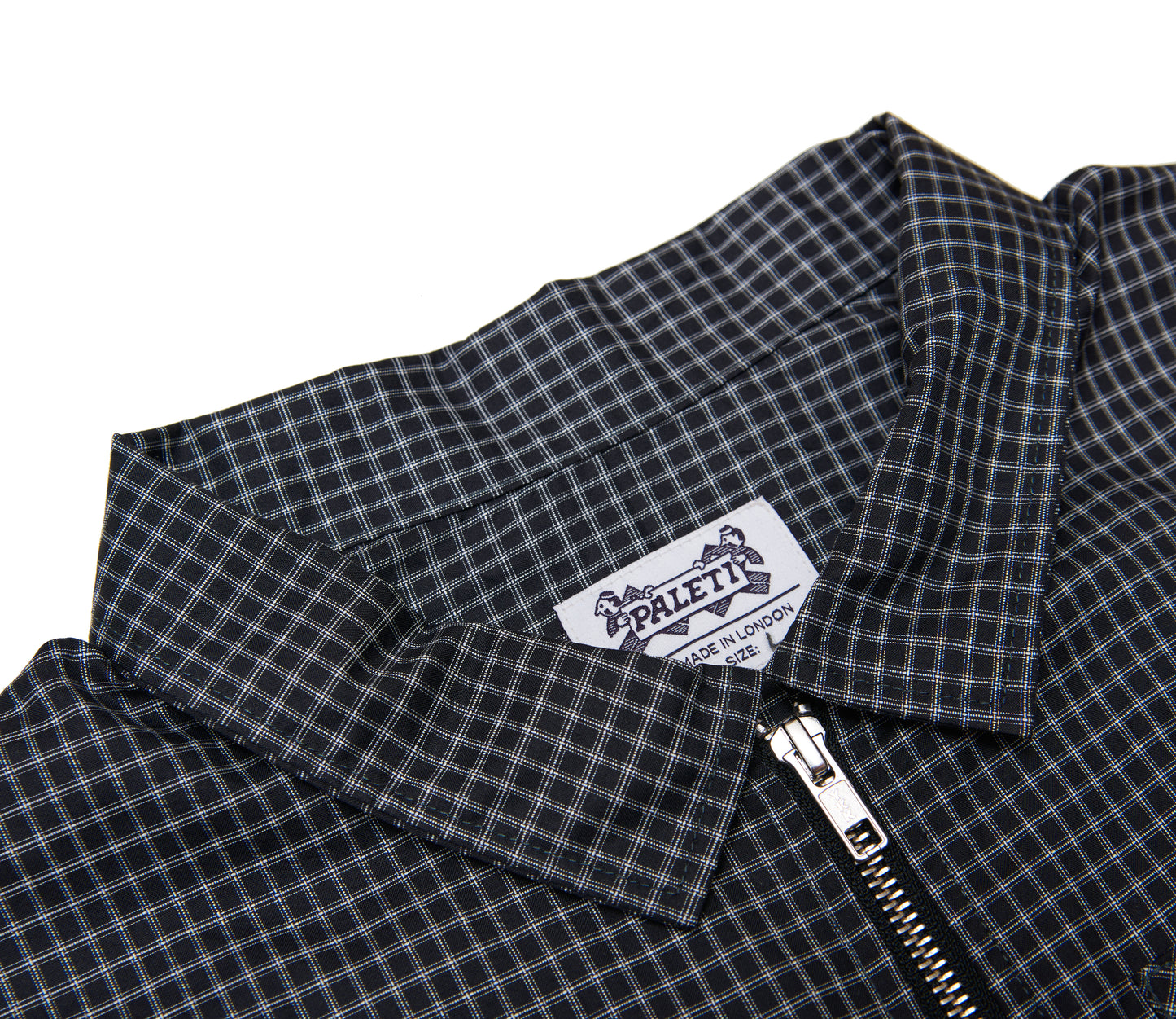 BLACK CHECK GRID SHIRT