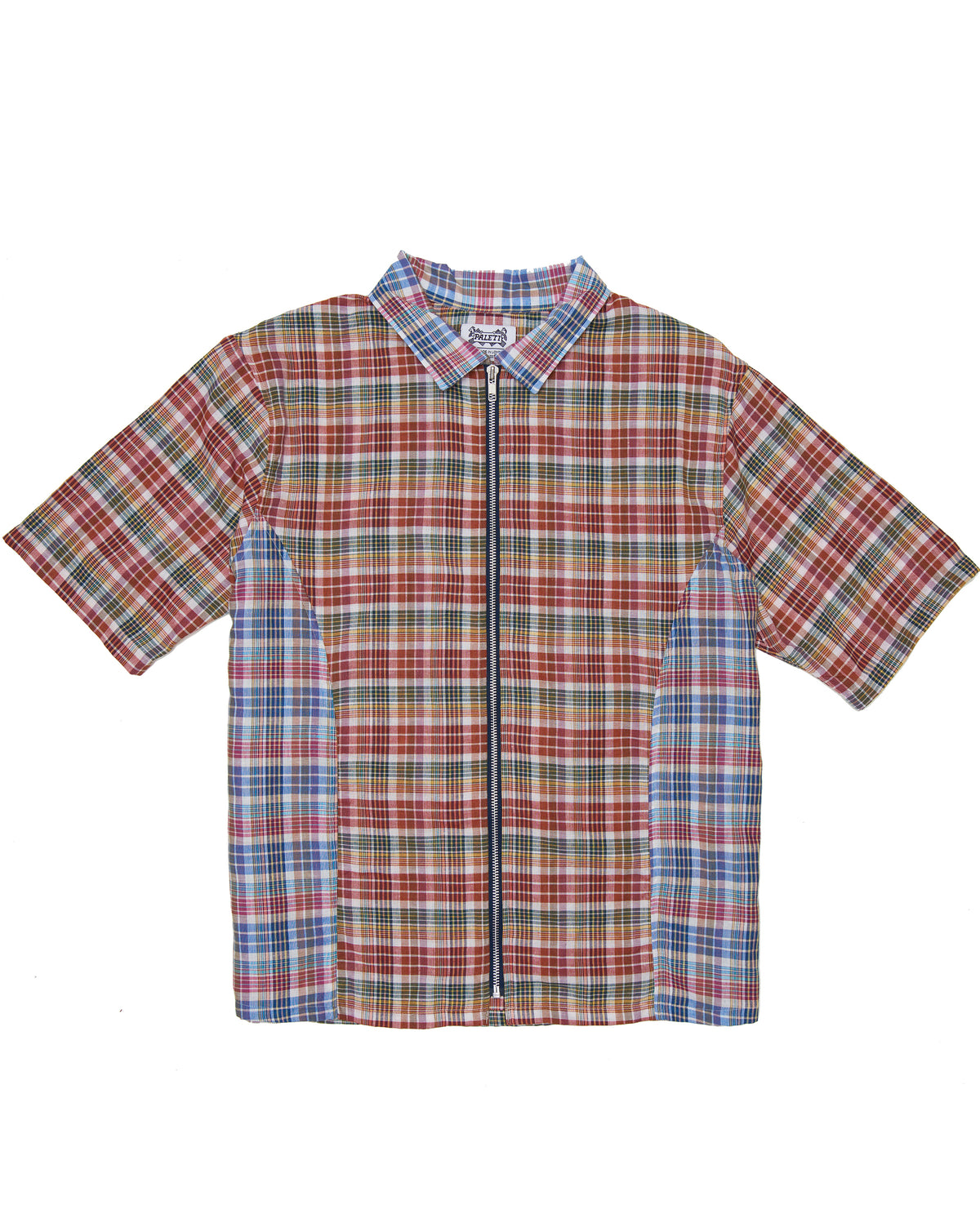 ZIP PLAID SHIRT