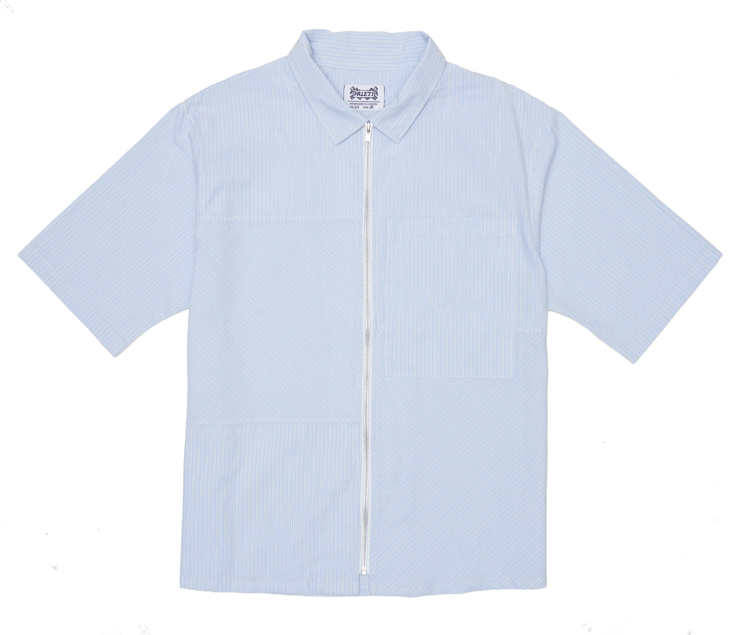 PINSTRIPE SPLICED SHIRT