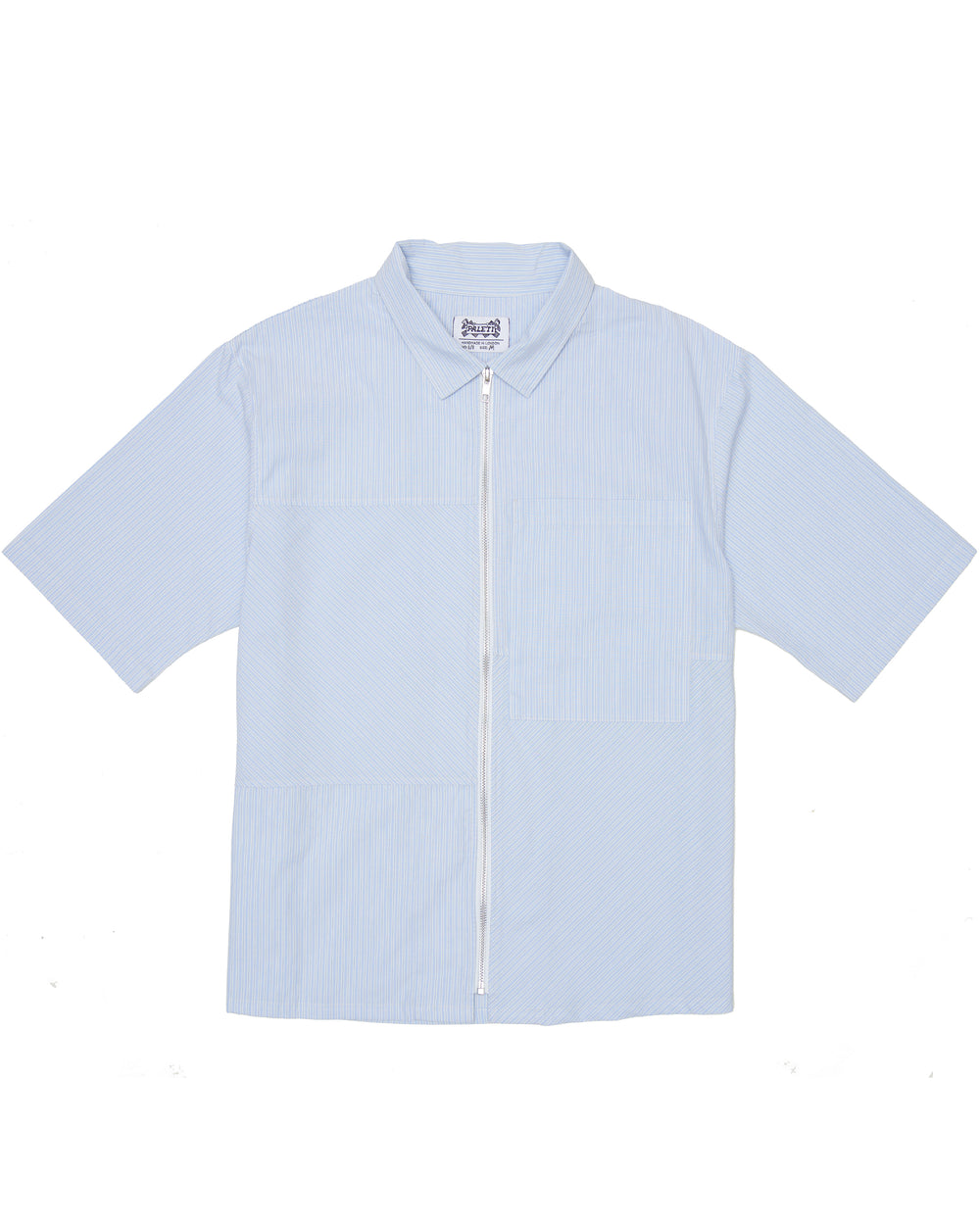 PINSTRIPE SPLICED SHIRT