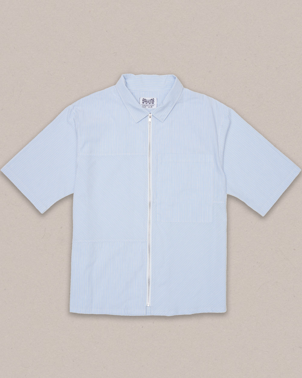 PINSTRIPE SPLICED SHIRT