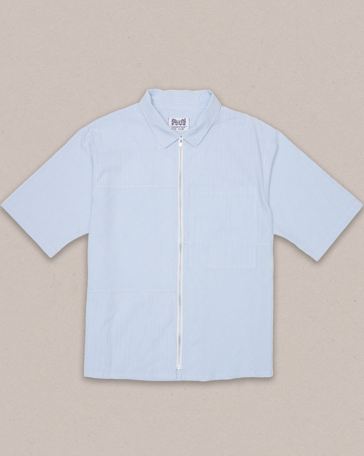 PINSTRIPE SPLICED SHIRT